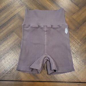 Free People Happiness Runs Short Driftwood Brown XS/S